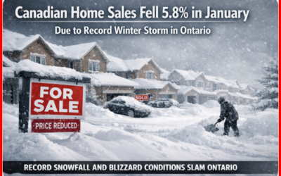 Housing Activity Fell Again in January–Depressed by Record Winter Storm